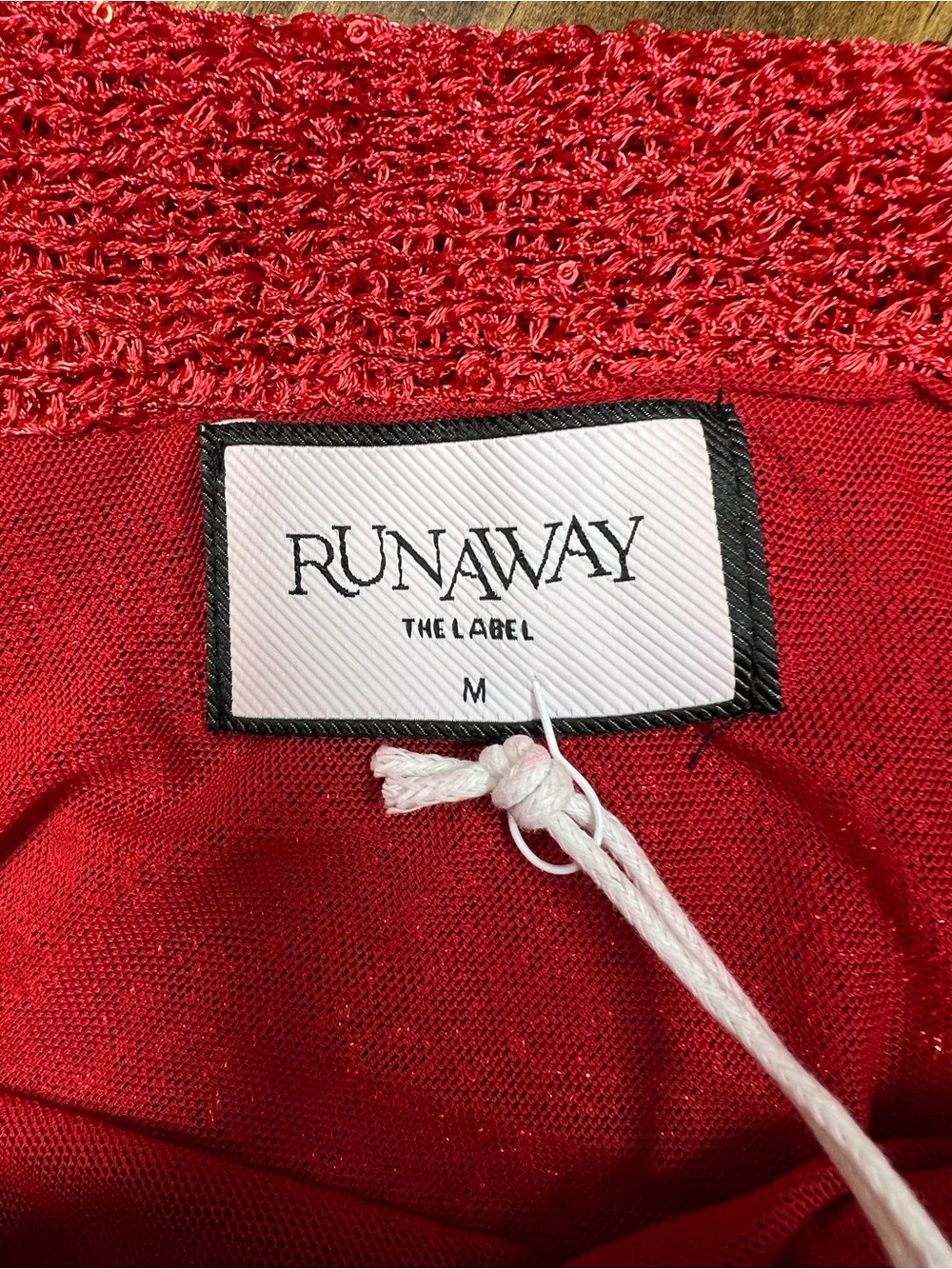 Runaway The Label Silvia Maxi Dress in Red Size Medium NWT Resortwear Evening - Picture 12 of 16
